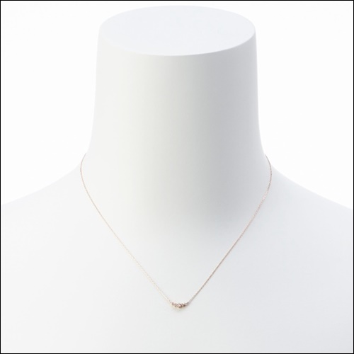 ４℃　ヨンドシー ネックレス　ピンクゴールドの通販は