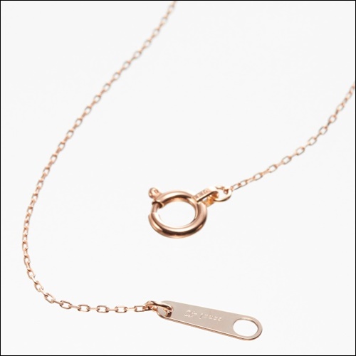 ４℃　ヨンドシー ネックレス　ピンクゴールドの通販は