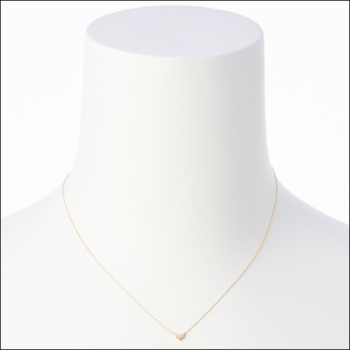 ヨンドシー 4℃ ハートモチーフネックレス イエローゴールド ブランド 正規品 新品 ギフト プレゼント 人気 おすすめ 誕生日 記念日 クリスマス 送料無料 ラッピング無料_1