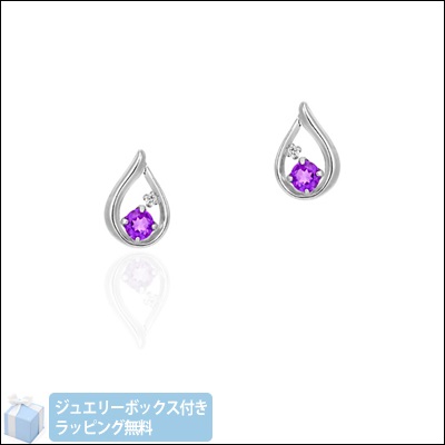 【誕生石】 4℃ ピアス K10ホワイトゴールド ピアス K10ホワイトゴールド ピアス | 112416153205 | 【公式】4