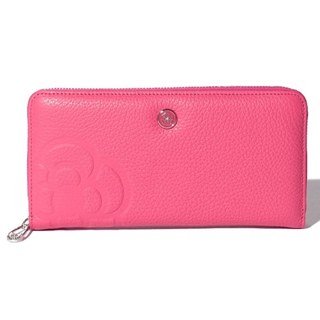 Kumiko クレイサス ラデュレII ピンク 長財布 クレイサス CLATHAS 長財布 ラデュレII ラウンドファスナー長財布