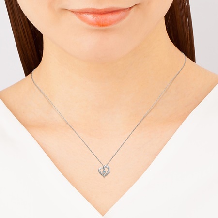 カナルヨンドシー Canal 4℃ ネックレス K10ホワイトゴールド ネックレス ダイヤモンド トパーズ の通販は