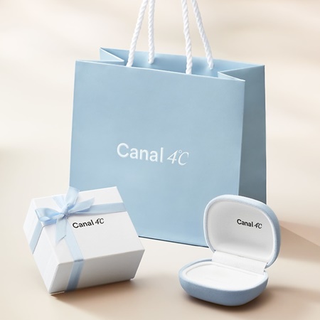 カナルヨンドシー Canal 4℃ ネックレス K10ホワイトゴールド ネックレス ダイヤモンド トパーズ の通販は