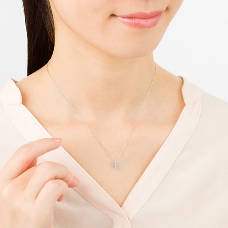 カナルヨンドシー Canal 4℃ ネックレス K18ホワイトゴールド ネックレス ダイヤモンド ブランド 正規品 新品 ギフト プレゼント 人気 おすすめ 誕生日 記念日 クリスマス 送料無料 ラッピング無料_1