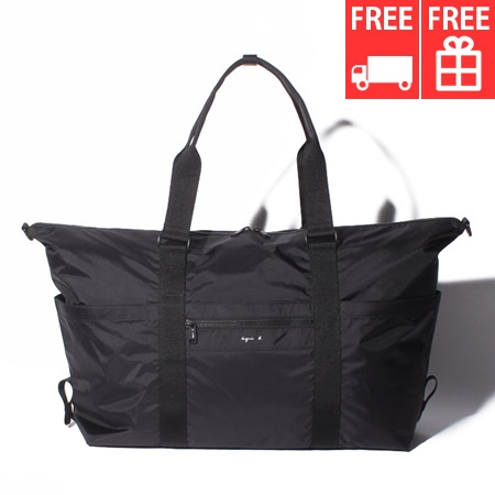 アニエスべー agnes b ボストンバッグ 2wayボストンバッグ ブラック