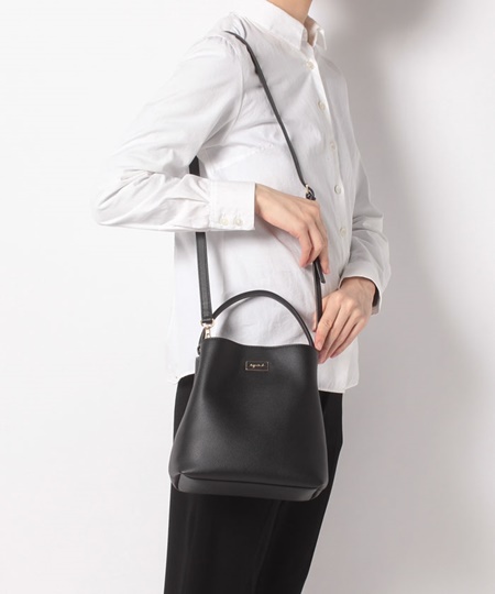 アニエスべー agnes b ハンドバッグ 2wayワンハンドルバッグ ライト