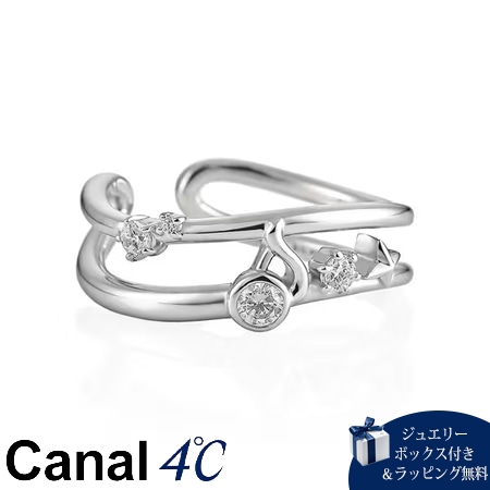 カナルヨンドシー Canal 4℃ カナル4℃ リングカフ シルバー レディース