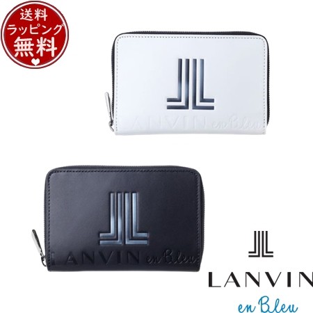 【送料無料】【ラッピング無料】ランバン オン ブルー LANVIN en Bleu 財布 折財布 ウィッシュ ラウンドファスナー二つ折り財布 カード段