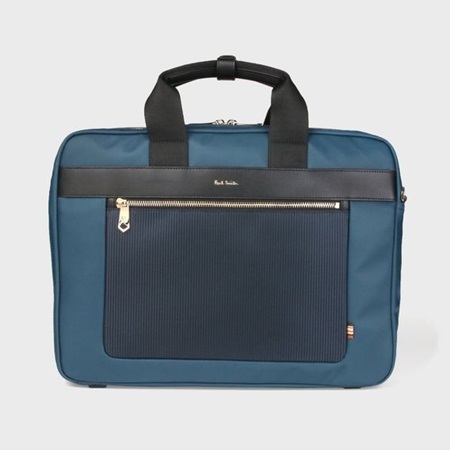 ポールスミス バッグ ビジネスバッグ メンズ 3wayブリーフケース ストライプポケット ブルー Paul Smithの通販はau Pay マーケット Paris Lounge