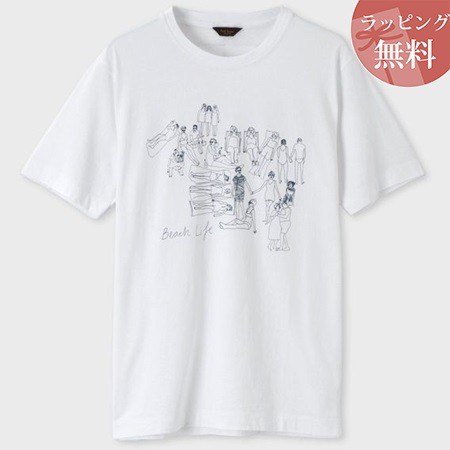 ポールスミス Tシャツ ビーチライフプリント ホワイト Xl Paul Smithの通販はau Pay マーケット Paris Lounge