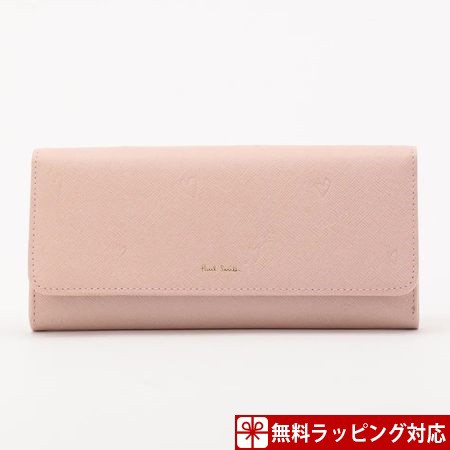 ポールスミス 財布 レディース 長財布 かぶせ フラップ スミシーハート ピンク Paul Smithの通販はau Pay マーケット Paris Lounge