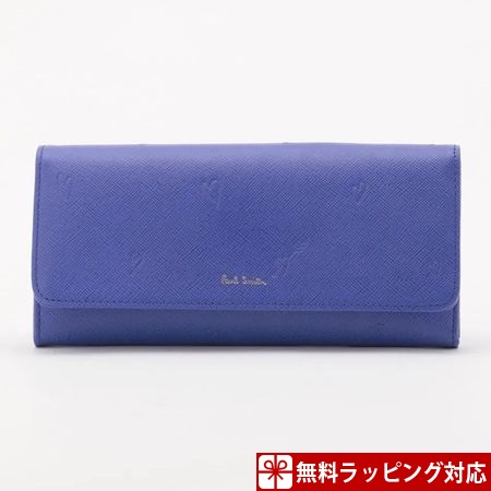 ポールスミス 財布 レディース 長財布 かぶせ フラップ スミシーハート ブルー Paul Smithの通販はau Pay マーケット Paris Lounge