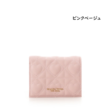 サマンサタバサプチチョイス Samantha Thavasa Petit Choice 財布 折財布 ハートキルト ミニ財布 ブランド 正規品 新品 ギフト プレゼント 人気 おすすめ 誕生日 記念日 クリスマス 送料無料 ラッピング無料_5