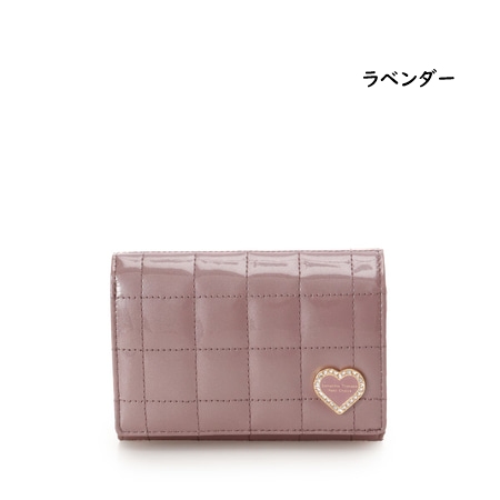 サマンサタバサプチチョイス Samantha Thavasa Petit Choice 財布 折財布 エナメルキルティング 二つ折り財布 ブランド 正規品 新品 ギフト プレゼント 人気 おすすめ 誕生日 記念日 クリスマス 送料無料 ラッピング無料_1