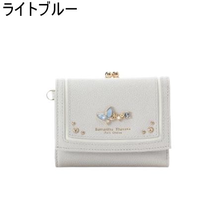 サマンサタバサプチチョイス Samantha Thavasa Petit Choice バタフライビジュー 財布 折財布 ブランド 正規品 新品 ギフト プレゼント 人気 おすすめ 誕生日 記念日 クリスマス 送料無料 ラッピング無料_3
