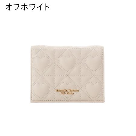 サマンサタバサプチチョイス Samantha Thavasa Petit Choice ハートキルト ミニ財布 二つ折り コンパクト レディース ブランド 正規品 新品 ギフト プレゼント 人気 おすすめ 誕生日 記念日 クリスマス 送料無料 ラッピング無料_1