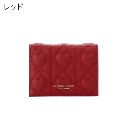 サマンサタバサプチチョイス Samantha Thavasa Petit Choice ハートキルト ミニ財布 二つ折り コンパクト レディース ブランド 正規品 新品 ギフト プレゼント 人気 おすすめ 誕生日 記念日 クリスマス 送料無料 ラッピング無料_3