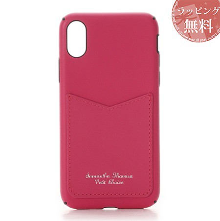 サマンサタバサ スマホケース カードポケット Iphoneケース X Xs フューシャピンク Samanthathavasapetitchoiceの通販はau Pay マーケット Paris Lounge