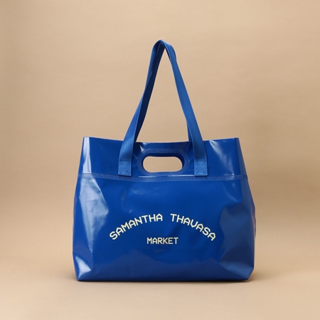 サマンサタバサ Samantha Thavasa バッグ ターポリン トートバッグ ブルー ブランド 正規品 新品 ギフト プレゼント 人気 おすすめ 誕生日 記念日 クリスマス 送料無料 ラッピング無料 サマンサタバサ Samantha Thavasa バッグ ターポリン トートバッグ ブルー