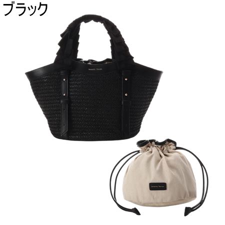 サマンサタバサ Samantha Thavasa 巾着付きフリルハンドルカゴバッグ ブランド 正規品 新品 ギフト プレゼント 人気 おすすめ 誕生日 記念日 クリスマス 送料無料 ラッピング無料_2