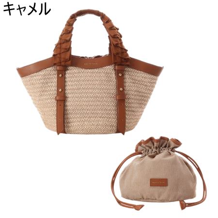 サマンサタバサ Samantha Thavasa 巾着付きフリルハンドルカゴバッグ ブランド 正規品 新品 ギフト プレゼント 人気 おすすめ 誕生日 記念日 クリスマス 送料無料 ラッピング無料_3