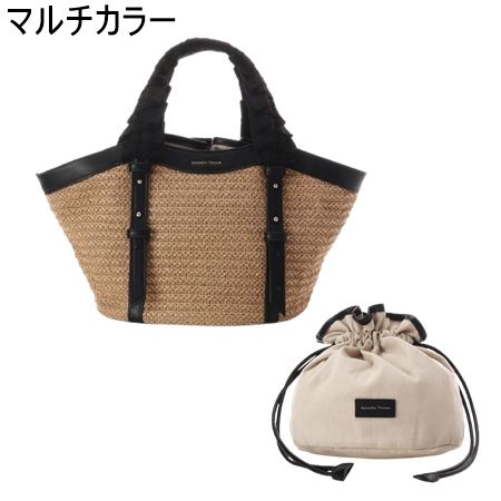 サマンサタバサ Samantha Thavasa 巾着付きフリルハンドルカゴバッグ ブランド 正規品 新品 ギフト プレゼント 人気 おすすめ 誕生日 記念日 クリスマス 送料無料 ラッピング無料_4