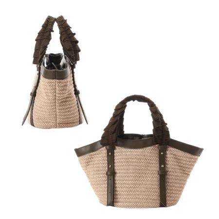 サマンサタバサ Samantha Thavasa 巾着付きフリルハンドルカゴバッグ ブランド 正規品 新品 ギフト プレゼント 人気 おすすめ 誕生日 記念日 クリスマス 送料無料 ラッピング無料_5