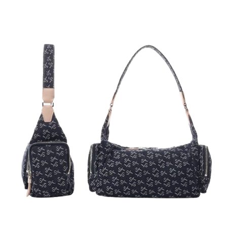 サマンサタバサ Denim ST Jacquard ショルダーバッグ ブランド 正規品