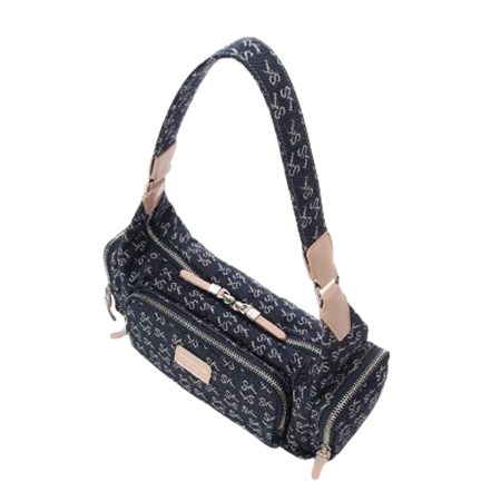 サマンサタバサ Denim ST Jacquard ショルダーバッグ ブランド 正規品