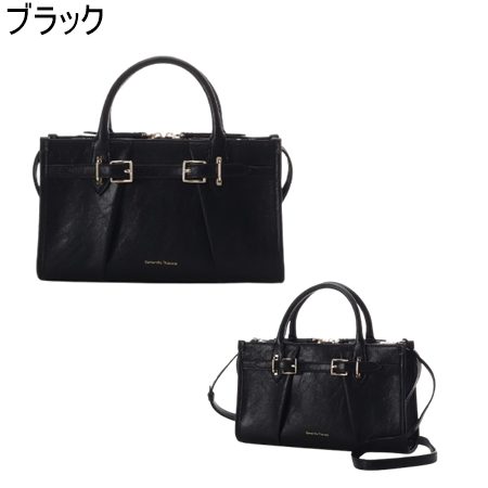 サマンサタバサ Samantha Thavasa ハンドバッグ ベルトデザインワイドハンドバッグ ブランド 正規品 新品 ギフト プレゼント 人気 おすすめ 誕生日 記念日 クリスマス 送料無料 ラッピング無料_2