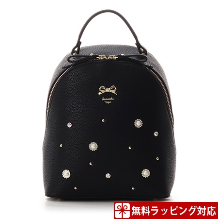 サマンサタバサ バッグ リュック ビジュー付き ブラック Samantha Vegaの通販はau Pay マーケット Paris Lounge