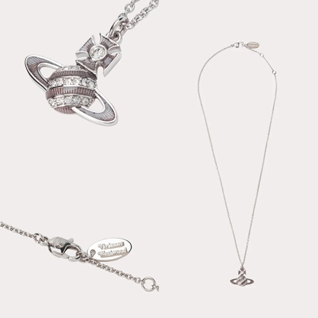◆Vivienne Westwood◆ASSITA BAS RELIEF ネックレス ASSITA BAS RELIEF ネックレス(パープル系)（レディース