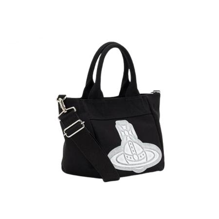 ヴィヴィアン ウエストウッド Vivienne Westwood バッグ トートバッグ CANVAS RUBBER ORBトートバッグS ブラック ブランド 正規品 新品 ギフト プレゼント 人気 おすすめ 誕生日 記念日 クリスマス 送料無料 ラッピング無料_1