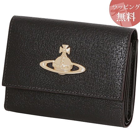 ヴィヴィアンウエストウッド 財布 折財布 二つ折り レディース EXECUTIVE ブラック Vivienne Westwoodの通販は 41,600円