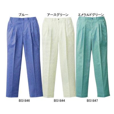 ベスト BS1847 レディースツータックパンツ S〜4L 作業服 ズボン 作業着の通販は