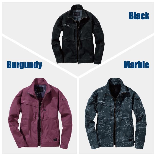 村上被服 HOOH ストレッチジャケット 3803 バーガンディ 3L 作業服