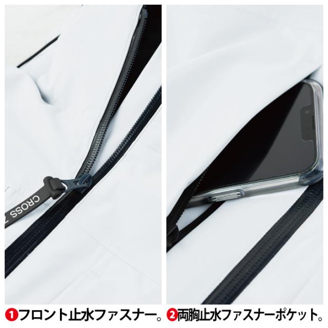 ジーベック XEBEC 作業服 秋冬用 502 防水軽防寒ブルゾン 3L 作業着_5
