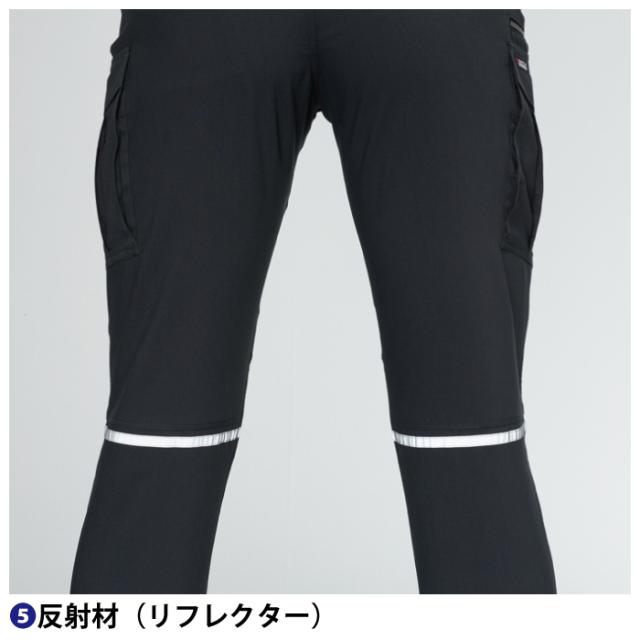 バートル BURTLE 作業着 上下セット 9096 半袖ジャケット と 9092 カーゴパンツ SS-LL 作業服 おしゃれ 春夏_13