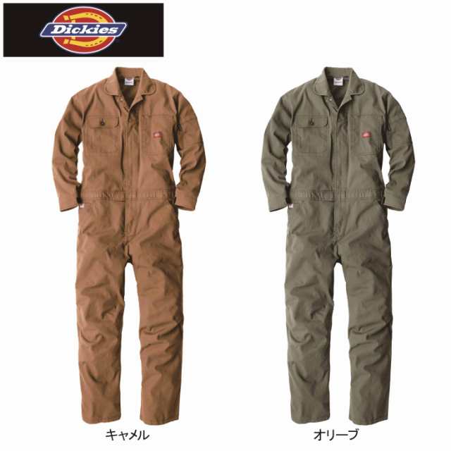 作業服 オールシーズン Dickies ディッキーズ D-736 ストレッチオックスツナギ SS〜5L