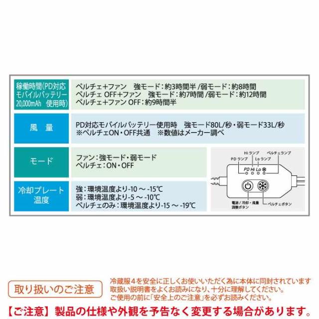 ファン付きウェア ビッグボーン bigborn 作業服 TH604 冷蔵服4半袖ジャケット 3L 春夏 作業着 (ウェア+ペルチェ+ファンセット) バッテリー別売_4