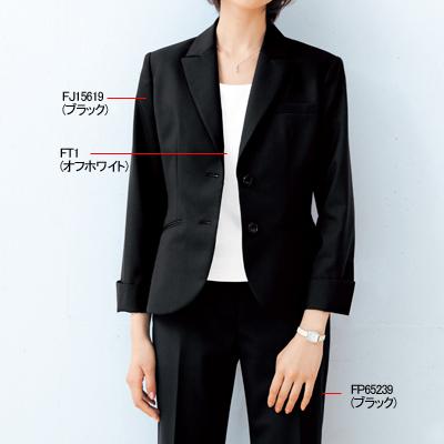 ヌーヴォ FJ15619 ジャケット 5号-19号 オフィスウェア 事務服 制服_1