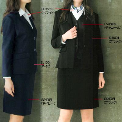 ヌーヴォ SJ1004 ジャケット 5号-19号 オフィスウェア 事務服 制服_2