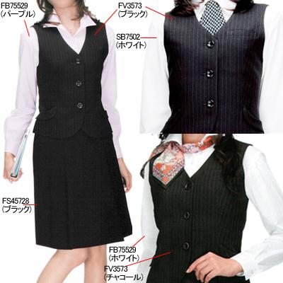 ヌーヴォ FV3573 ベスト 5号-19号 オフィスウェア 事務服 制服_2