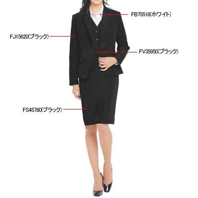 ヌーヴォ FV35950 ベスト 21号-23号 オフィスウェア 事務服 制服_2