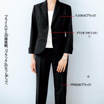 ヌーヴォ FP65239 パンツ 21号-23号 オフィスウェア 事務服 制服_1