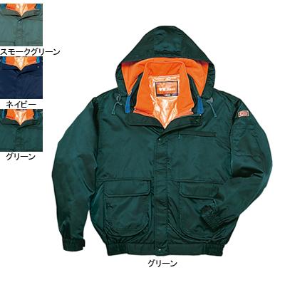 自重堂 作業服 48010 ダブルライナー防寒ブルゾン（フード付） XL 防寒着 防寒服 秋冬用 防寒ブルゾン 作業着