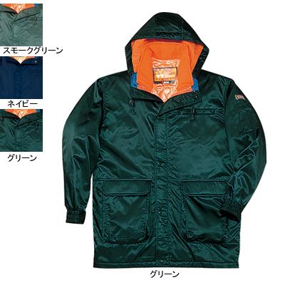 自重堂 作業服 48013 ダブルライナー防寒コート（フード付） M-LL 防寒着 防寒服 秋冬用 防寒ブルゾン 作業着