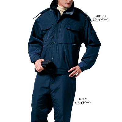 自重堂 作業服 48170 透湿撥水防寒ブルゾン（フード付） XL 防寒着 防寒服 秋冬用 防寒ブルゾン 作業着_1