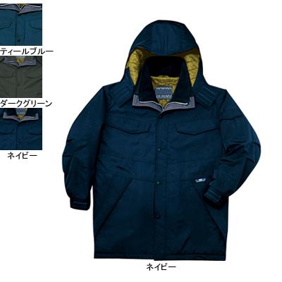 自重堂 作業服 48173 透湿撥水防寒コート（フード付） 4L-5L 防寒着 防寒服 秋冬用 防寒ブルゾン 作業着