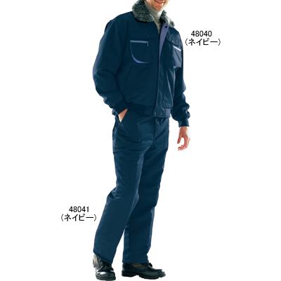 自重堂 作業服 48040 防寒ブルゾン 4L 防寒着 防寒服 秋冬用 防寒ブルゾン 作業着_1